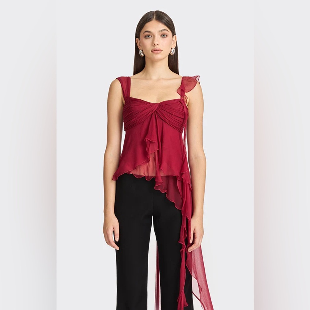 Stolen Studios Fairy Mini Top in Burgundy